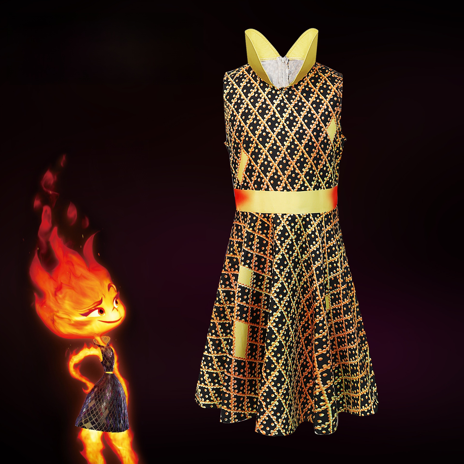 Ethnic Fashion World - Scary World Cosplay Long Dress Halloween