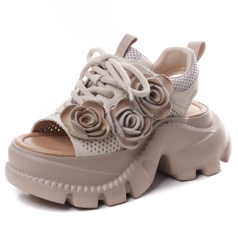 Ethnic Fashion For Ladies - High Quality 7CM Cow Genuine Leather