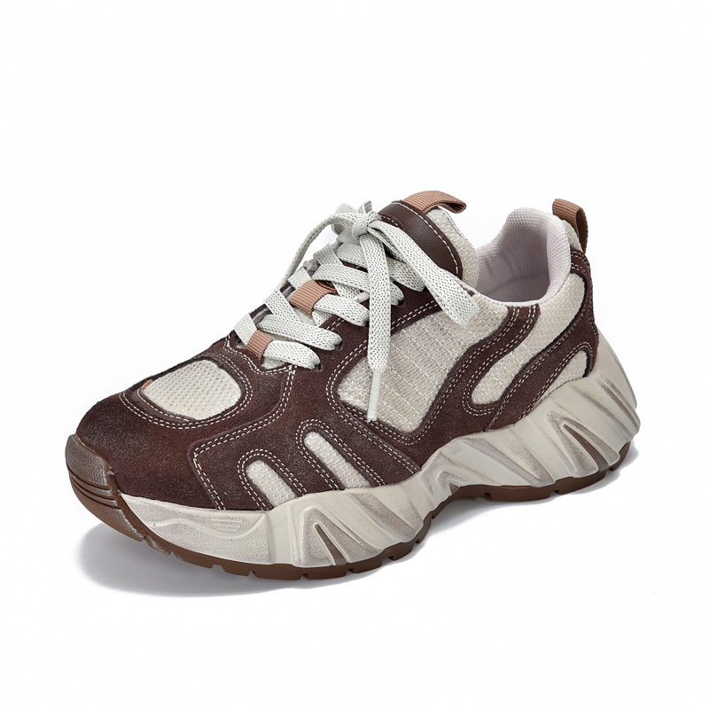 4.5cm Air Mesh Suede Genuine L - Ethnic And Fashion 评论和价格