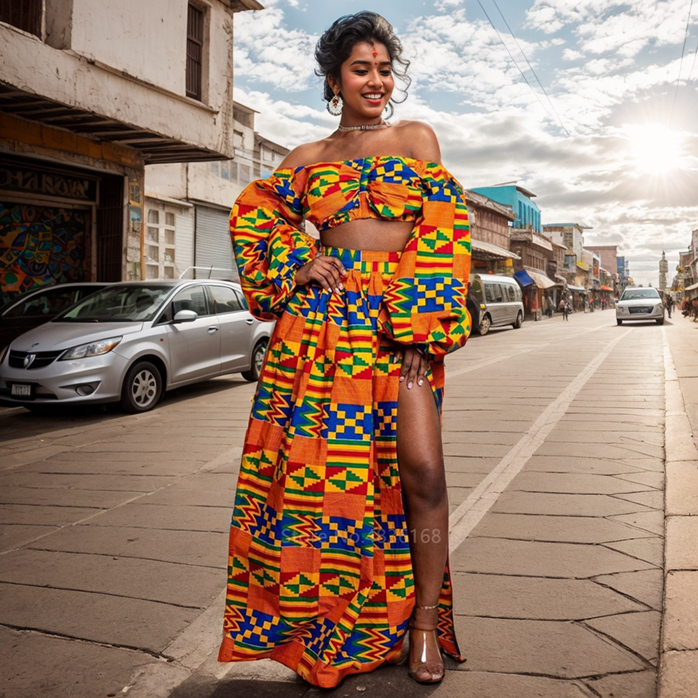Fashion Ethnic Style Print Wom - Ethnic Fashion For Ladies 评论和价格
