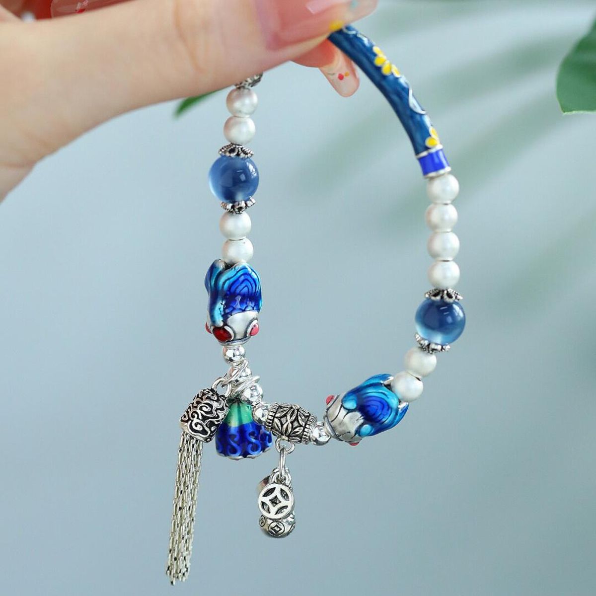 Sterling Silver Twin Fish Lotu - Ethnic Contemporary Fashion 评论和价格