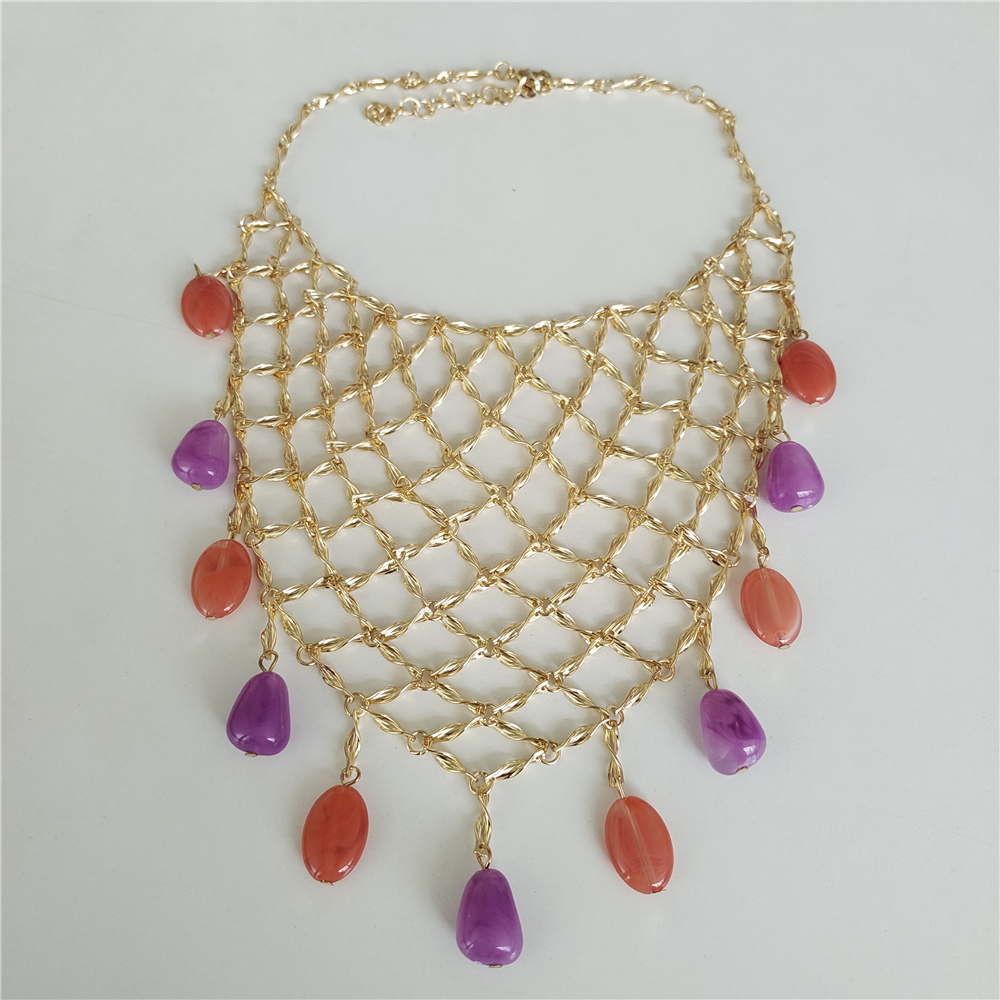 Trend Golden Metal Grid Large  - Indian Ethnic Fashion Trends 2025 评论和价格