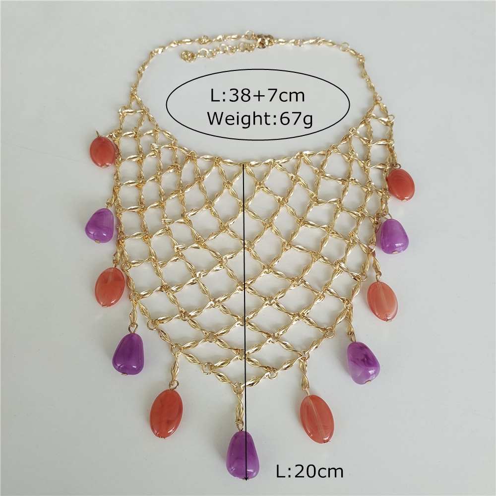 Trend Golden Metal Grid Large  - Indian Ethnic Fashion Trends 2025 评论和价格