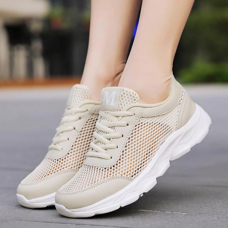 Summer Breathable Sneakers Wom - Ethnic Fashion Online 评论和价格