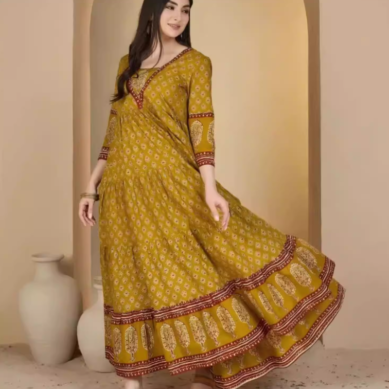 Indian Traditional Thin Cotton - Fashion Ethnic Indian Clothing 评论和价格
