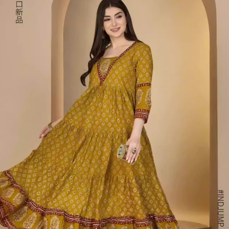Indian Traditional Thin Cotton - Fashion Ethnic Indian Clothing 评论和价格