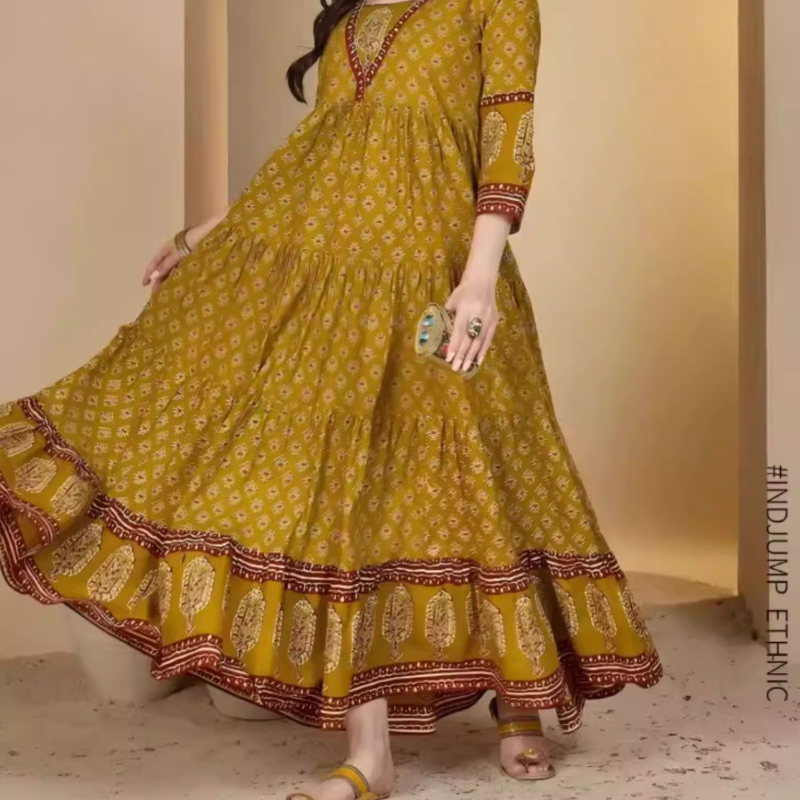 Indian Traditional Thin Cotton - Fashion Ethnic Indian Clothing 评论和价格