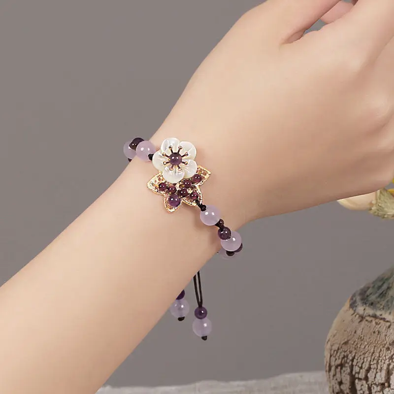 Chinese Crystal Mori Bracelet  - Ethnic Fashion For Ladies 评论和价格