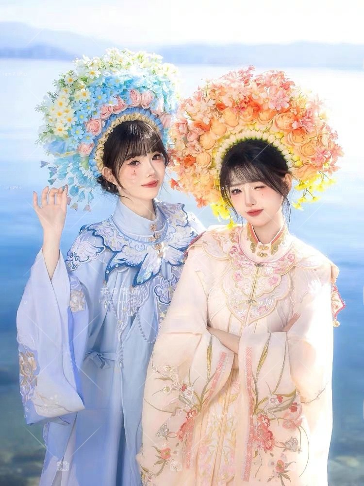 Xunpu Girl's Ming Dynasty Hanf - Ethnic Fashion For Ladies 评论和价格