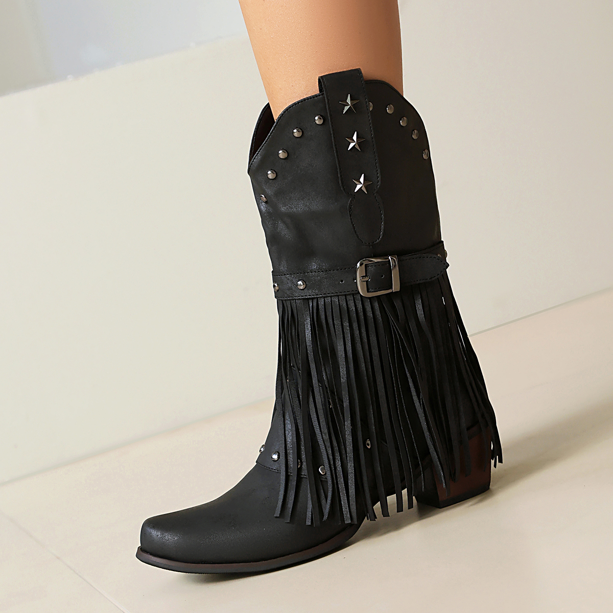 Ethnic Style Square Tassel Boo - Ethnic Fashion Trends 2025 评论和价格