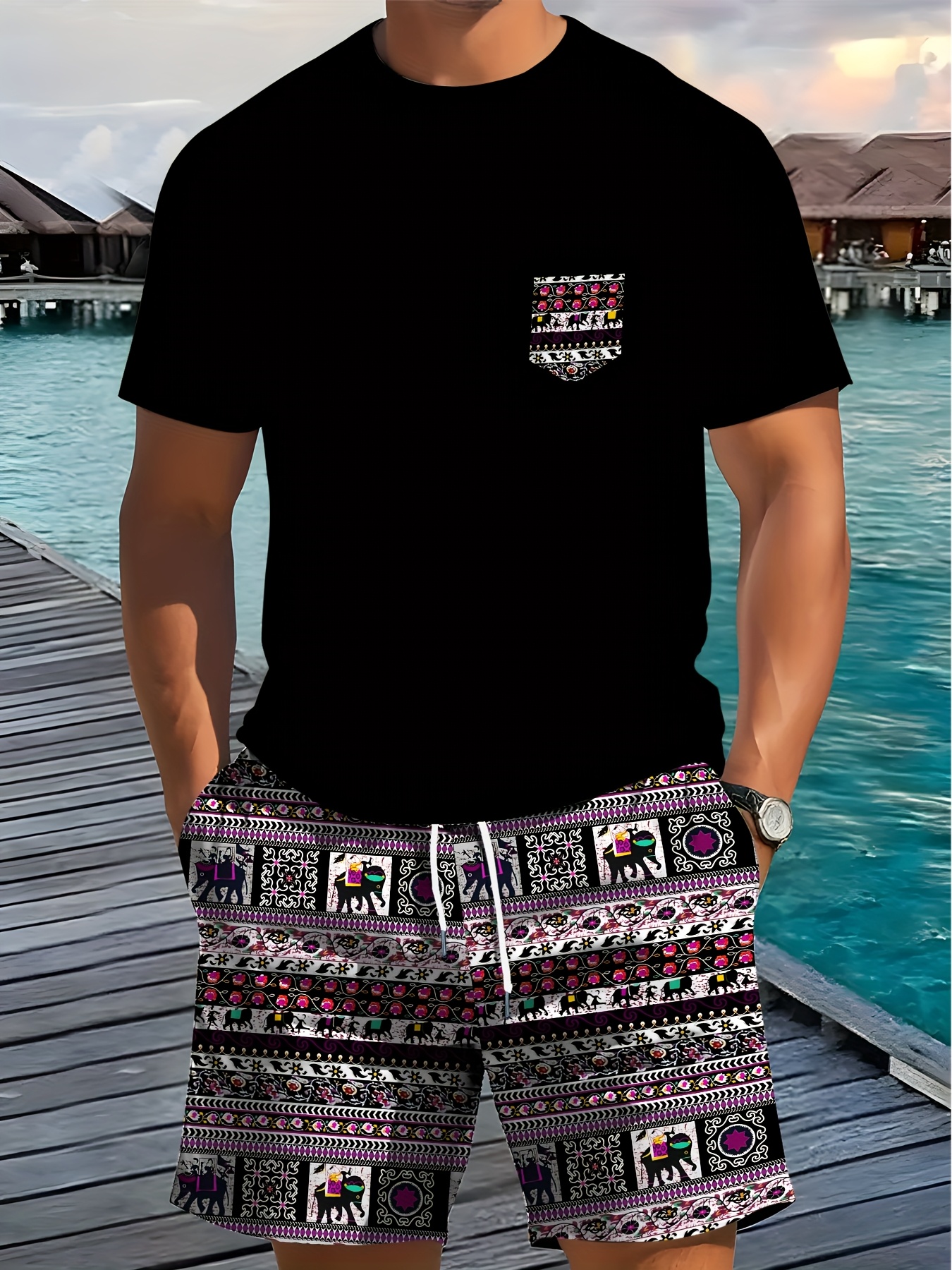 2026 Summer New Men's Short-Sl - Ethnic And Fashion 评论和价格