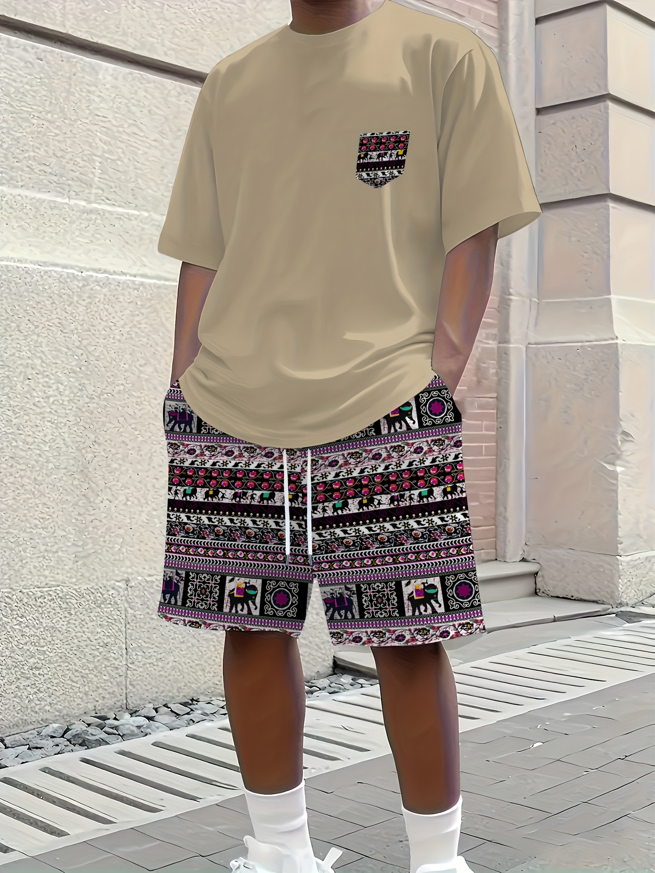 2026 Summer New Men's Short-Sl - Ethnic And Fashion 评论和价格