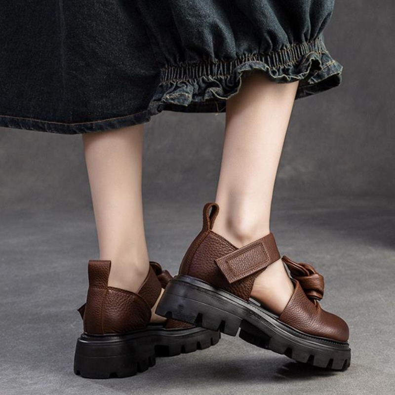 5cm Ethnic Knot Platform Wedge - Ethnic And Fashion 评论和价格