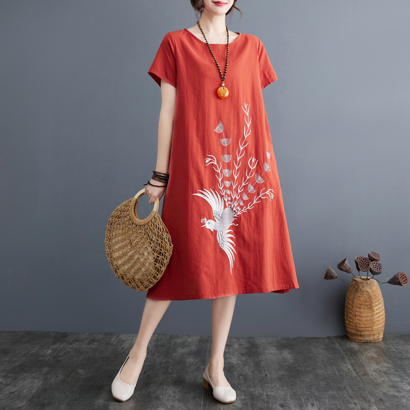 Summer 2024 Women's Mid-Length - Ethnic Fashion Dress 评论和价格