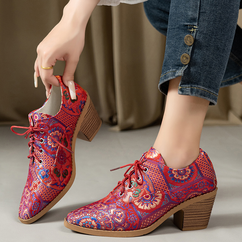 Ethnic Ladies Boots Spring Win - Ethnic And Fashion 评论和价格