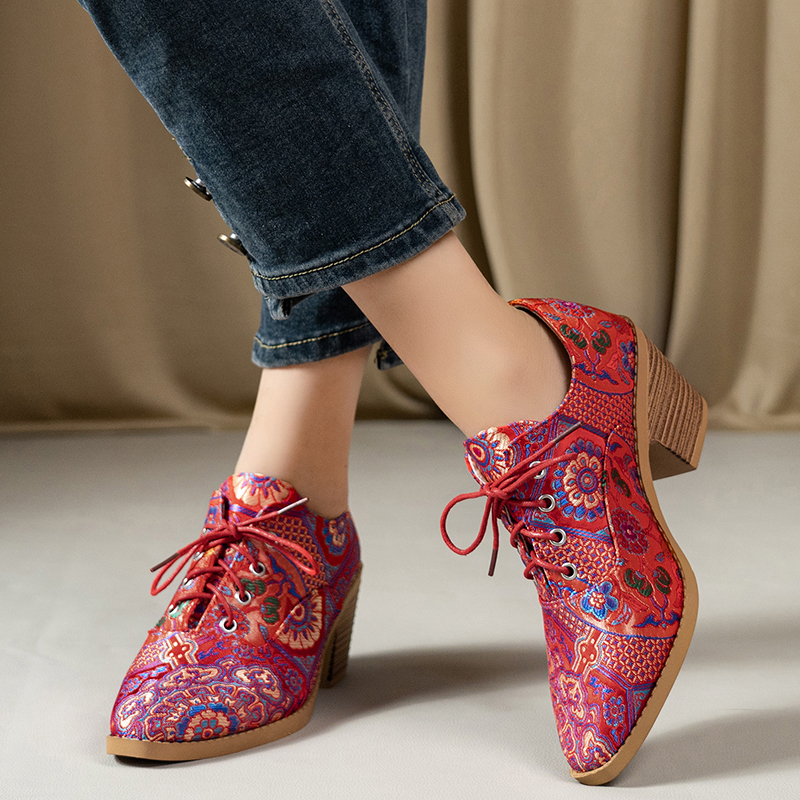 Ethnic Ladies Boots Spring Win - Ethnic And Fashion 评论和价格
