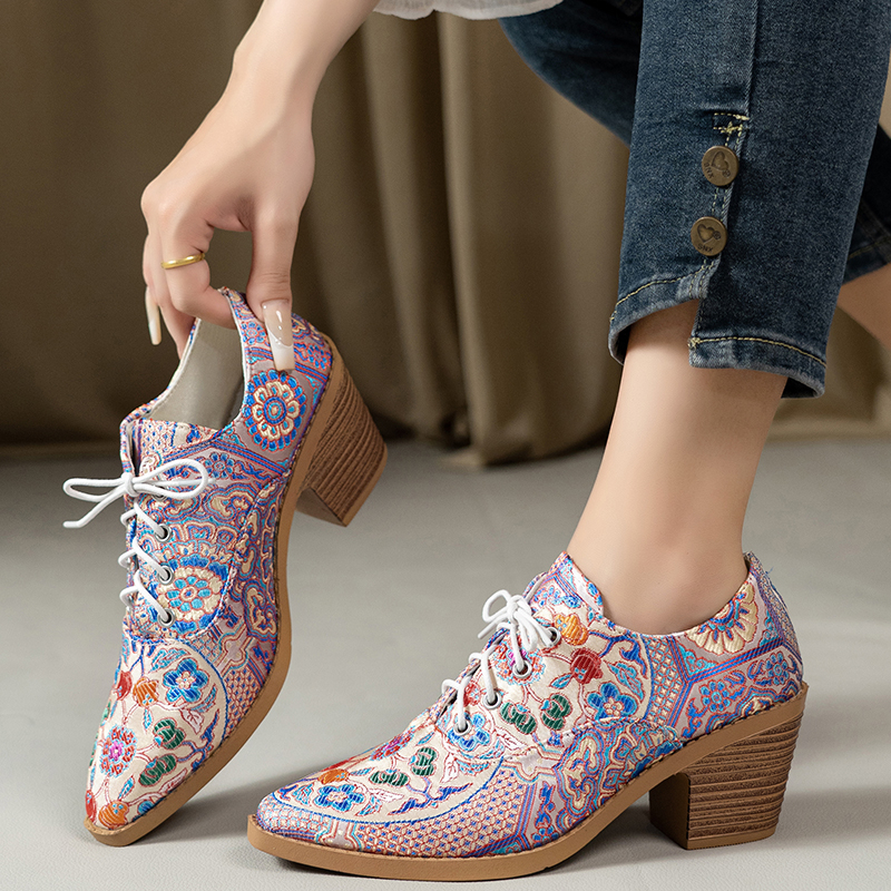 Ethnic Ladies Boots Spring Win - Ethnic And Fashion 评论和价格