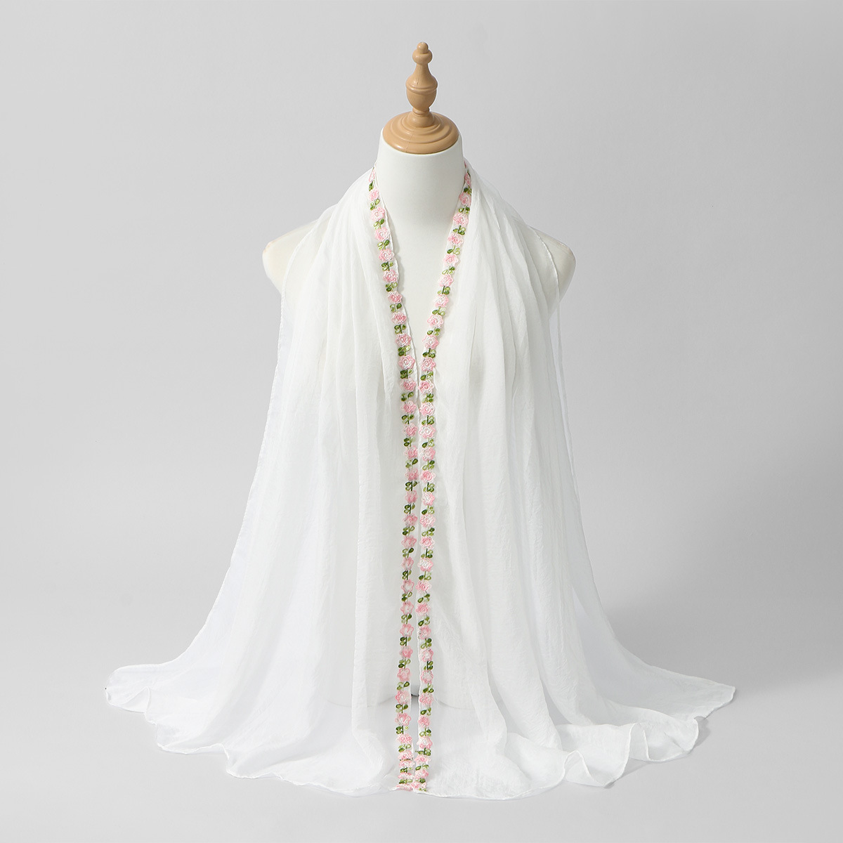 New Rose Embroidery Solid Colo - Ethnic Fashion For Ladies 评论和价格