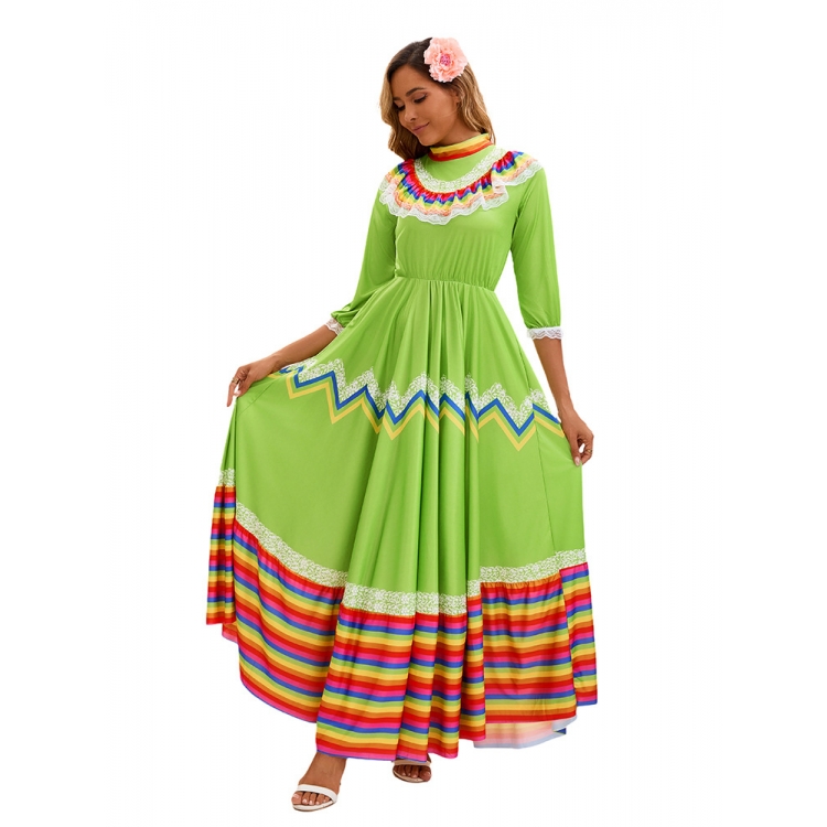 Women's Ethnic Dance Dress wit - Ethnic Fashion Trends 2025 评论和价格
