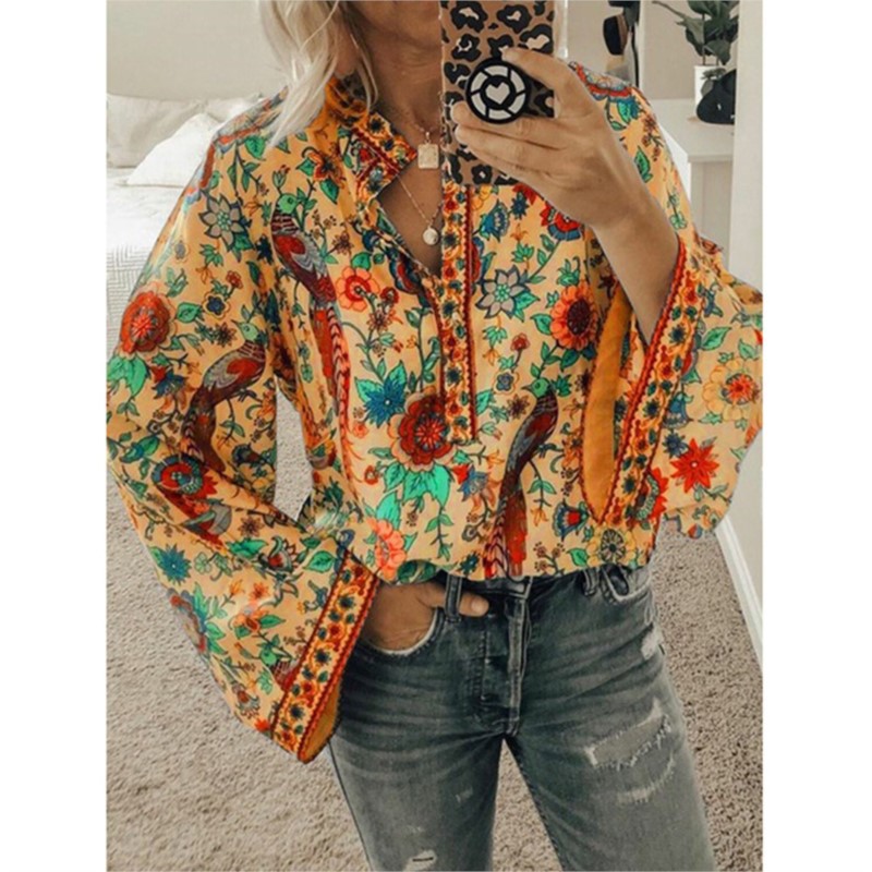 Bohemia Flower Printed Women's - Ethnic Fashion For Ladies 评论和价格