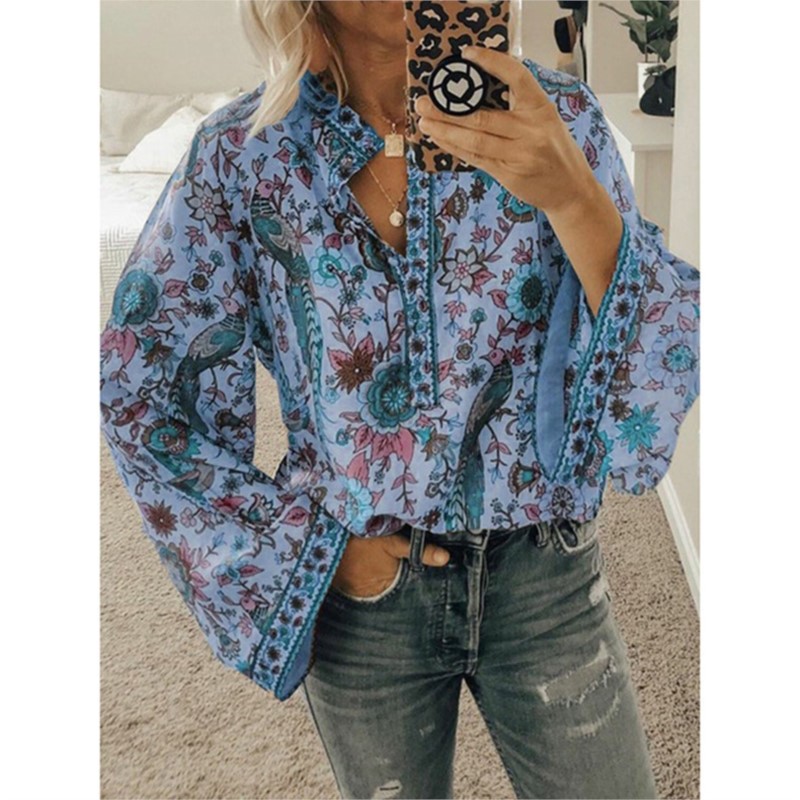 Bohemia Flower Printed Women's - Ethnic Fashion For Ladies 评论和价格