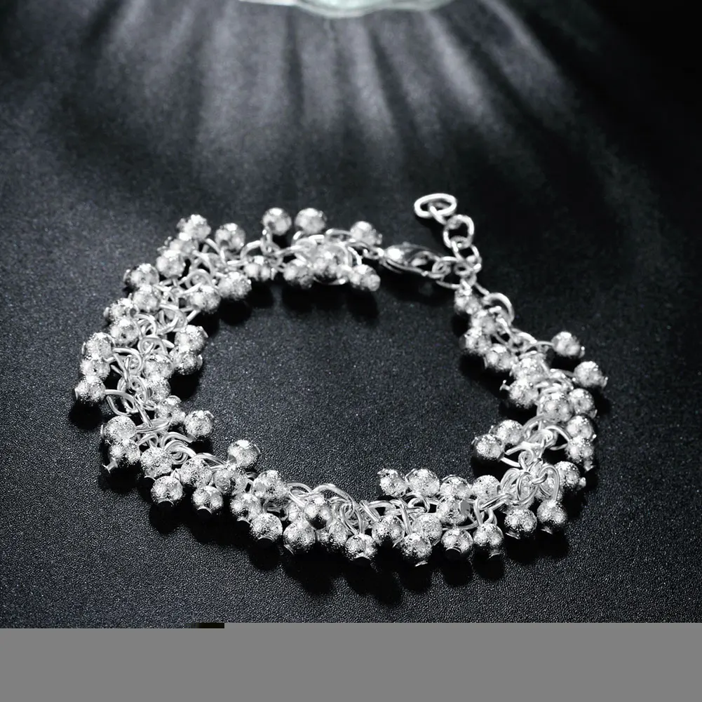 20cm 925 Sterling Silver Fine  - Ethnic Fashion For Ladies 评论和价格