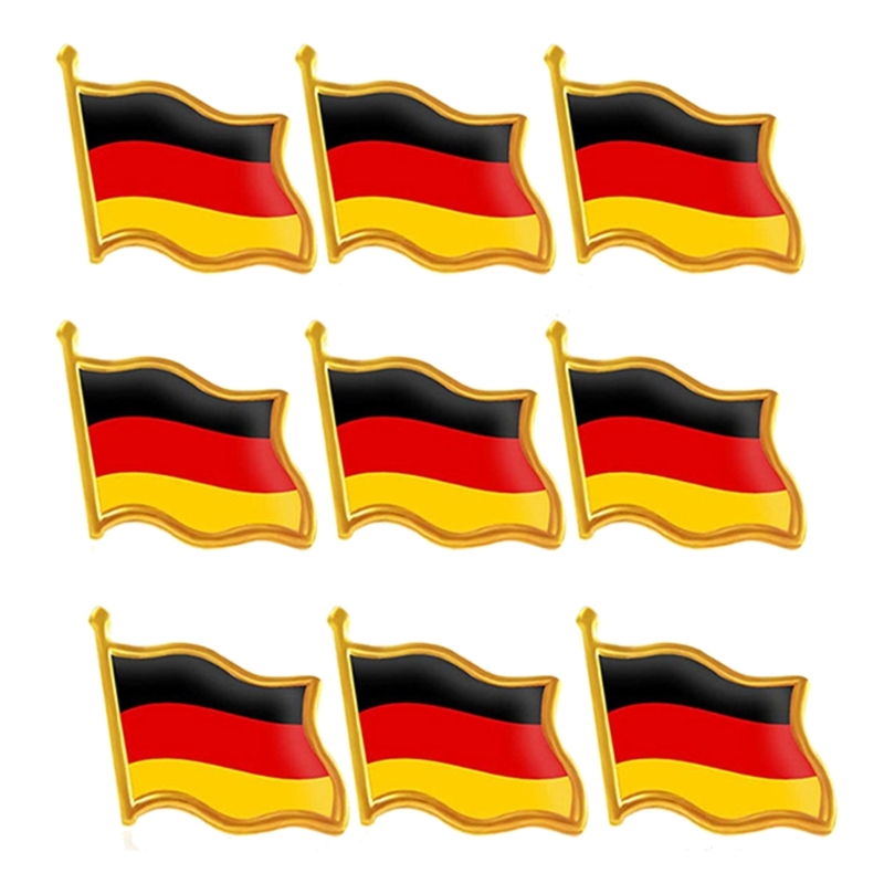 9pcs Country World Flags Brooc - Ethnic Fashion World 评论和价格