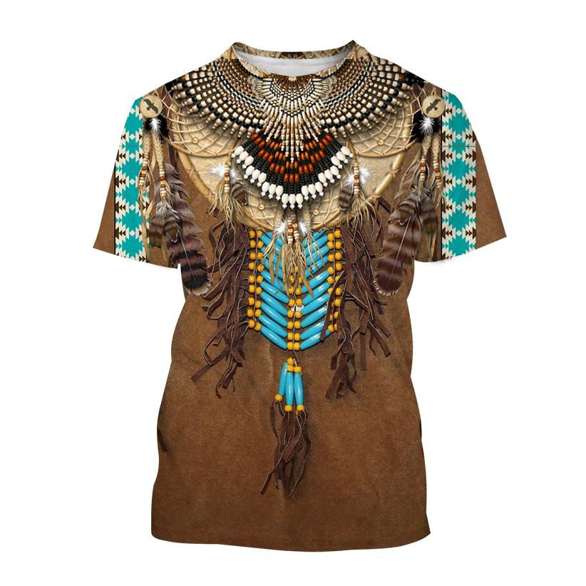Indian Ethnic Style 3D Print T - Fashion Ethnic Indian Clothing 评论和价格