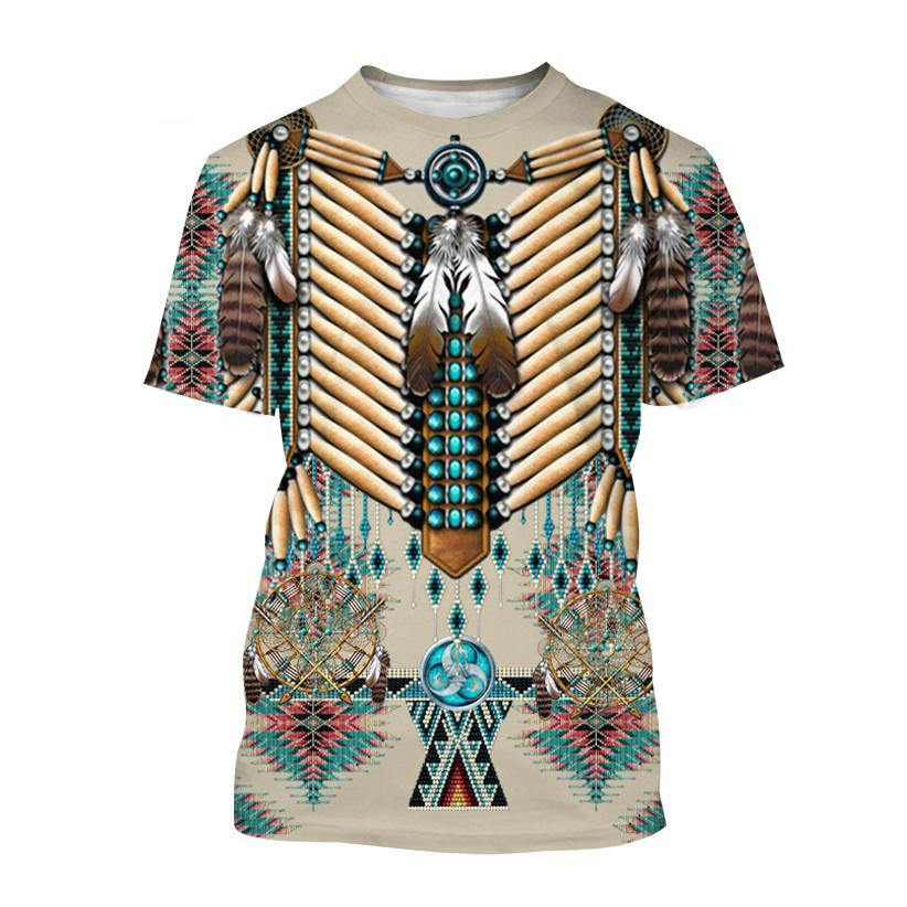 Indian Ethnic Style 3D Print T - Fashion Ethnic Indian Clothing 评论和价格