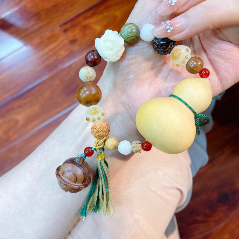 Multi-Treasure Gourd Bracelet  - Ethnic Fashion Way 评论和价格