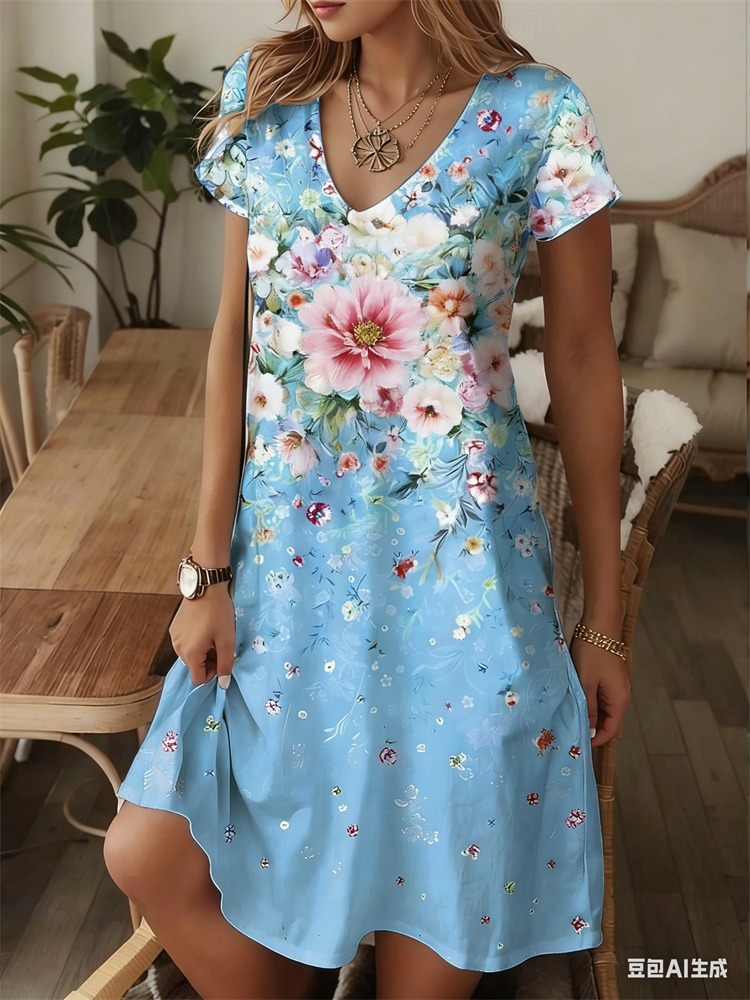 Ethnic Style Women Dress Summe - Ethnic Fashion Dress 评论和价格