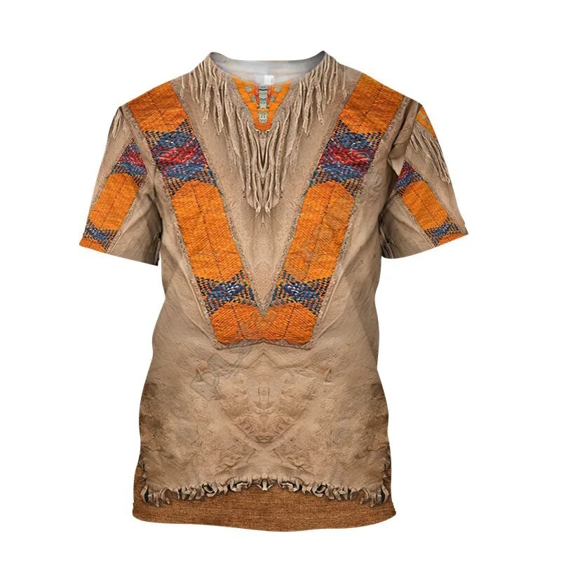 Indian Ethnic Style 3D Print T - Fashion Ethnic Indian Clothing 评论和价格