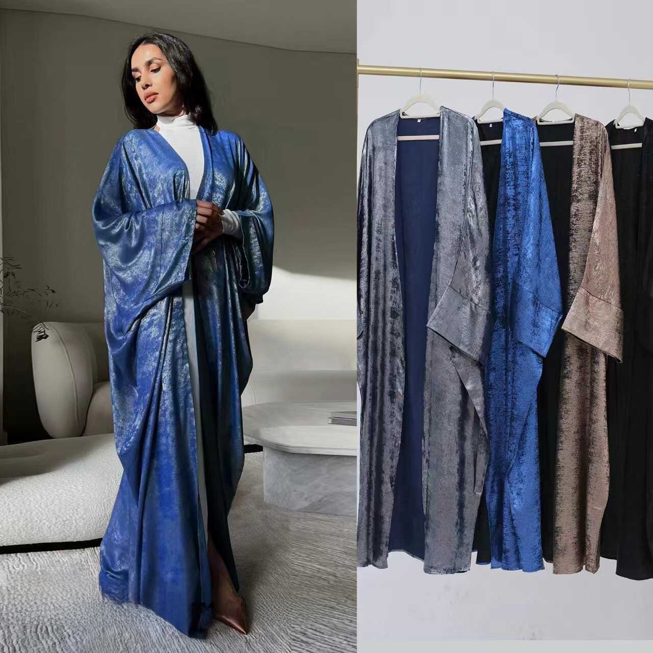 Fashionable Patchwork Open Car - Ethnic Fashion Dress 评论和价格