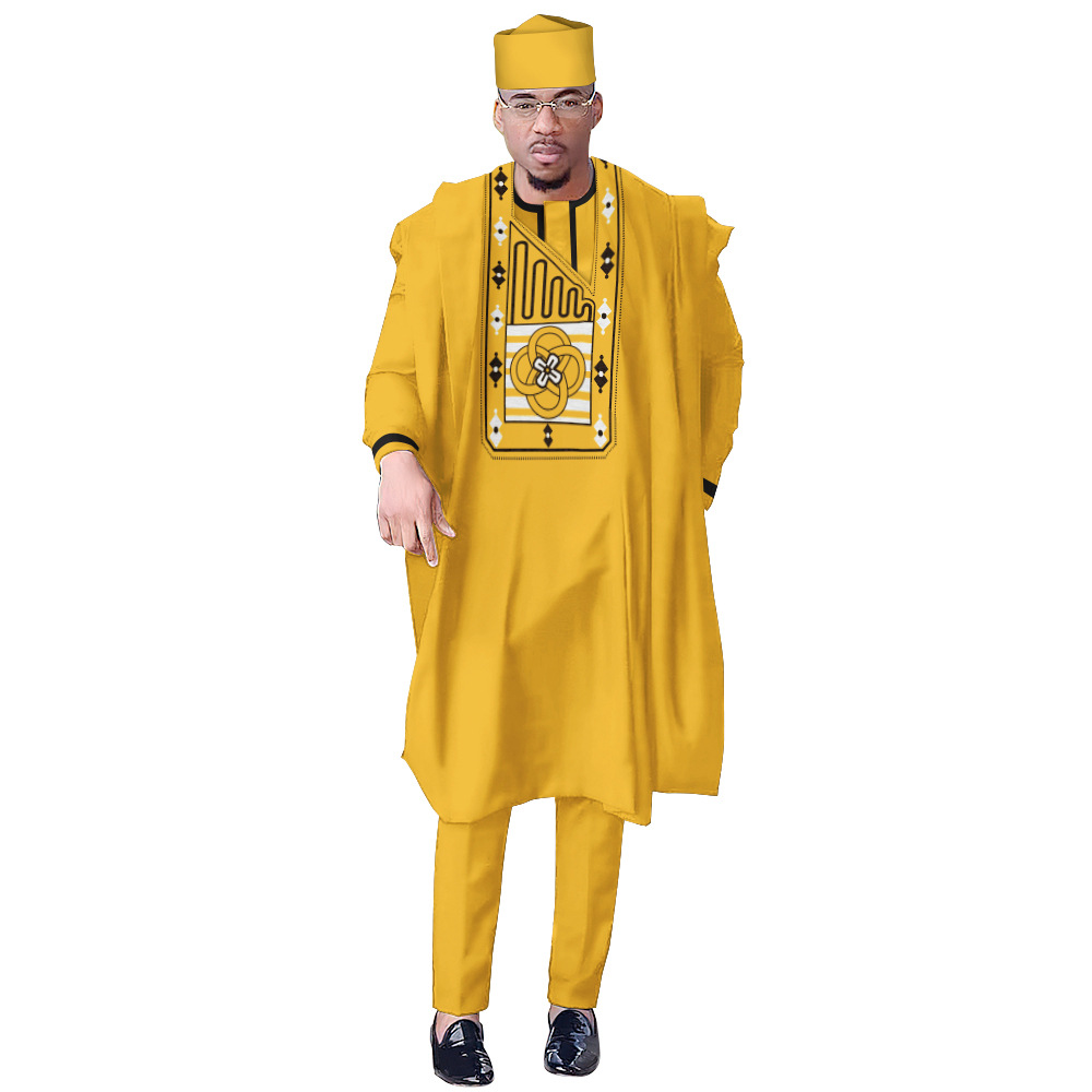 Traditional Boubou Shirt Pants - Boubou Men Africa 评论和价格