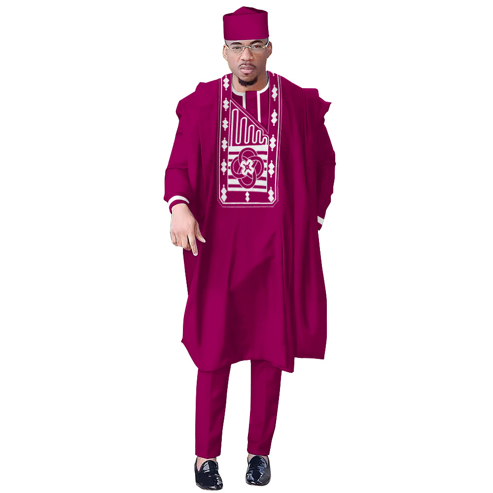 Traditional Boubou Shirt Pants - Boubou Men Africa 评论和价格