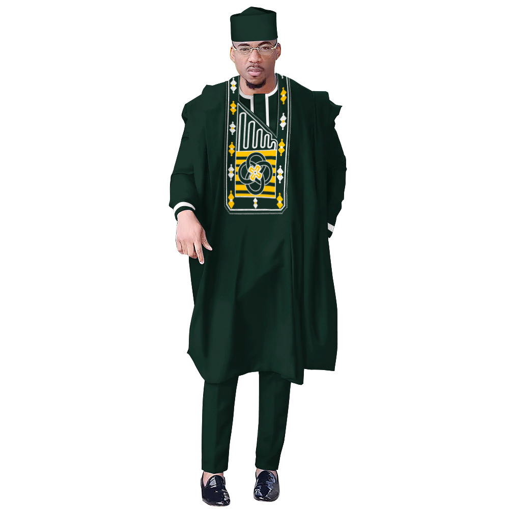 Traditional Boubou Shirt Pants - Boubou Men Africa 评论和价格