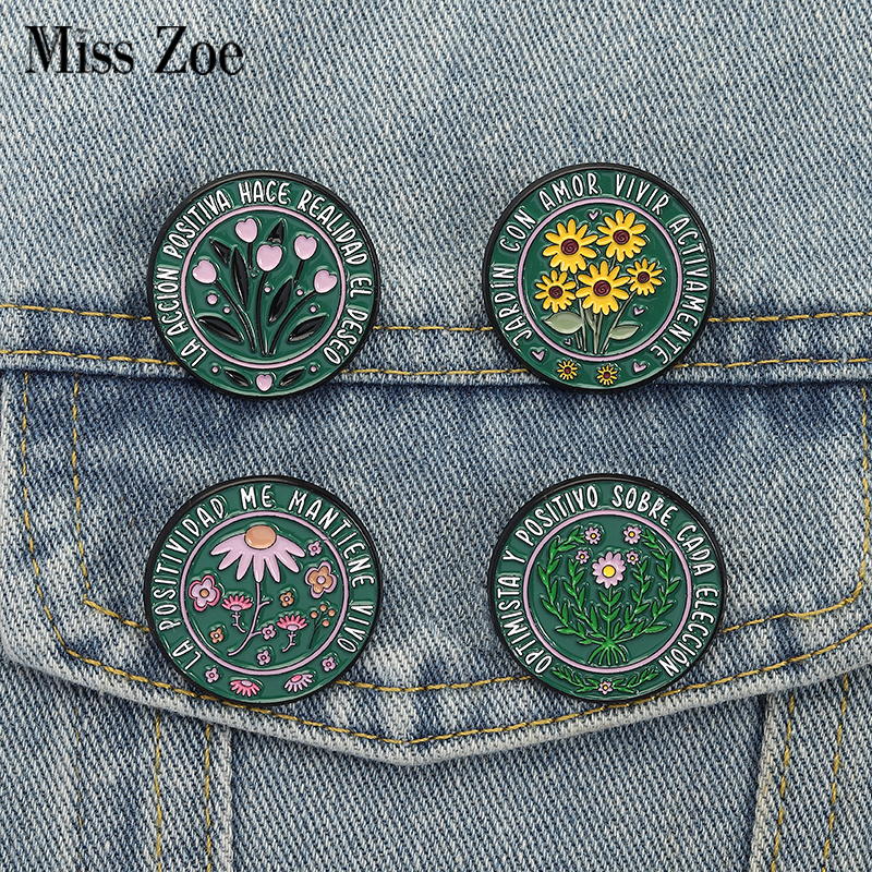 Inspirational Quotes Enamel Pi - Ethnic Fashion Quotes 评论和价格